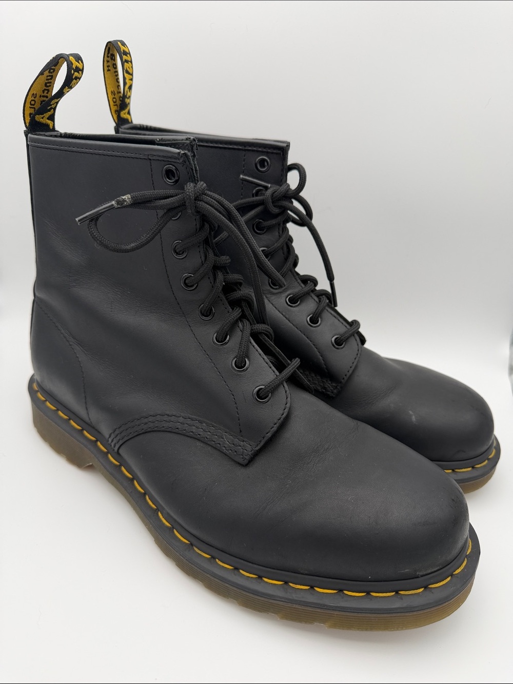 Dr Martens 1460 Smooth Leather 8 Hole Boots Black Men’s 11 Work Trendy Utility